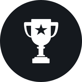 Wektorowy obrazek abstrakcyjny z pucharem