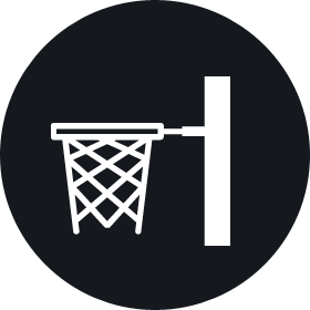 Wektorowy obrazek abstrakcyjny z koszem do gry w baseball